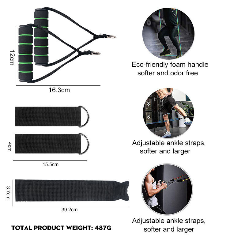 Pull Rope Elastic Rope Strength Training Set - Image 5