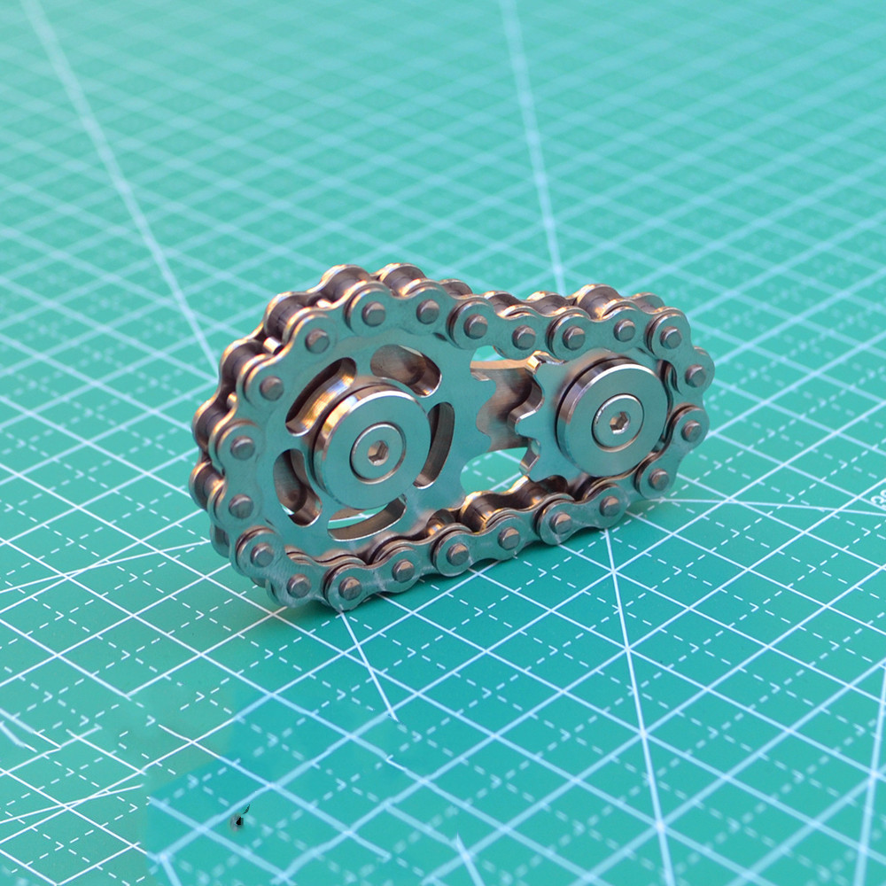 Seven Color EDC Gear Chain Fidget Spinner - Image 4