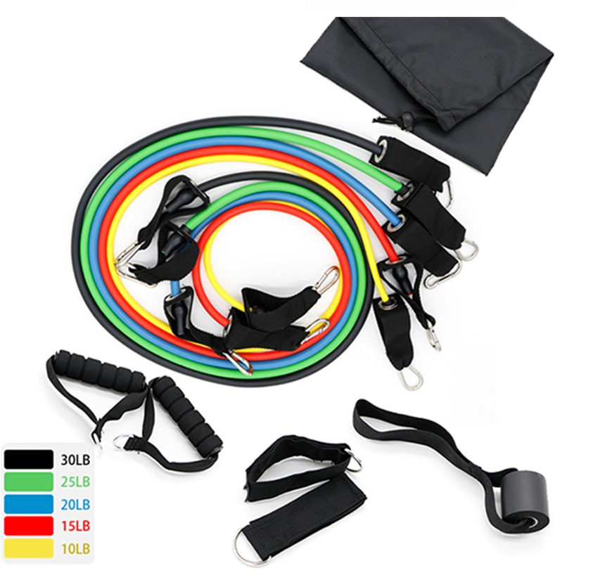 Latex Resistance Bands Workout Exercise Yoga Crossfit Fitness Tubes Pull Rope Fitness Exercise Equipment Tool - Image 2