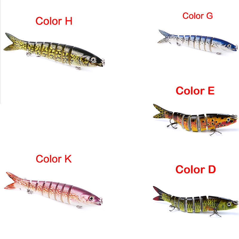 Pike Fishing Lures Artificial Multi Jointed Sections Hard Bait Trolling Pike Carp Fishing Tools - Image 5