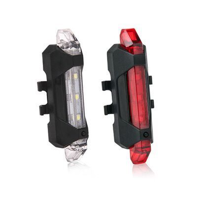 Bike Bicycle Light USB LED Rechargeable Safety Set Mountain Cycle Front Back Headlight Lamp Flashlight Bike Accessories - Image 3