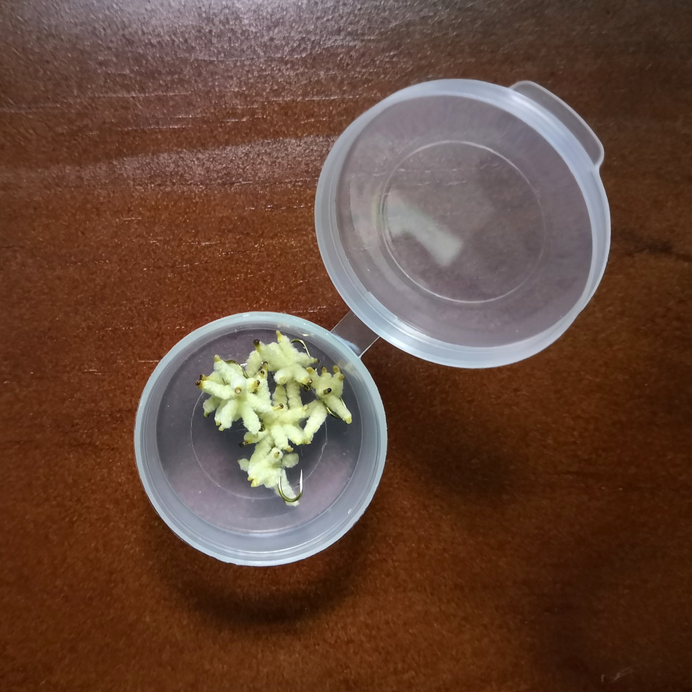 Fly Fishing White Striped Horse Mouth Simulation Maggot Hook, Breadworm Artificial Bait, Fly Hook - Image 6