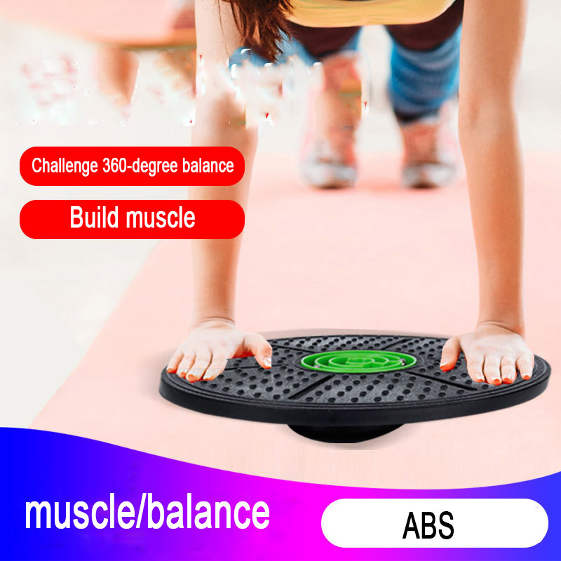 Yoga Balance Board Disc Stability Round Plates Exercise Trainer for Fitness Sports Waist Wriggling Fitness Balance Board - Image 2