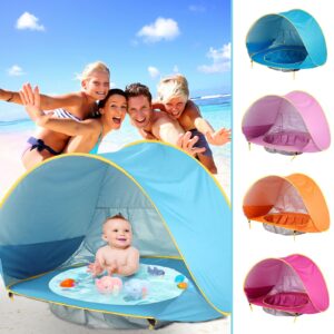 Baby Beach Tent Kids Outdoor Camping Easy Fold Up Waterproof Up Sun Awning Tent UV-protecting Baby Beach Tent Kids Outdoor Camping Easy Fold Up Waterproof Up Sun Awning Tent UV-protecting