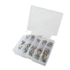 Boxed Fish Hook 100 Pieces Of Tube With Ise Ni 3-12 Barbed Hook, Holed Gold And Black Small Accessories Boxed Fish Hook 100 Pieces Of Tube With Ise Ni 3-12 Barbed Hook, Holed Gold And Black Small Accessories