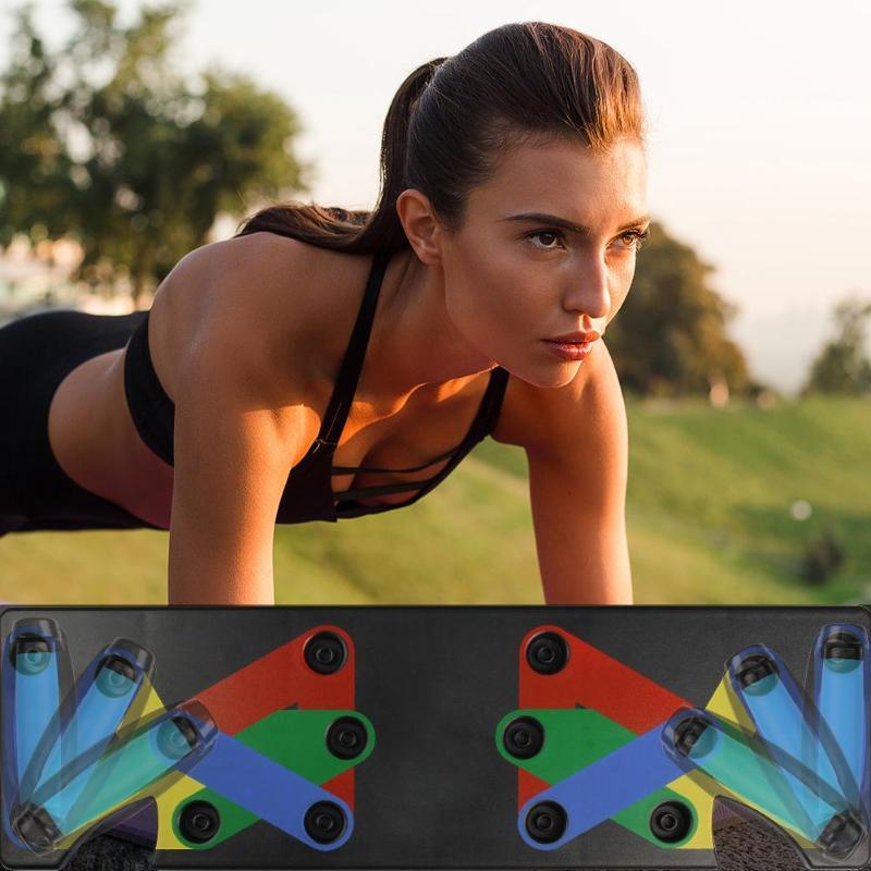 Push Up Rack Edge 9 in 1 Body Building Exercise Fitness Tools Women Men Push-Up Display Shelves and Raisers For GYM Training Body drop shipping - Image 7