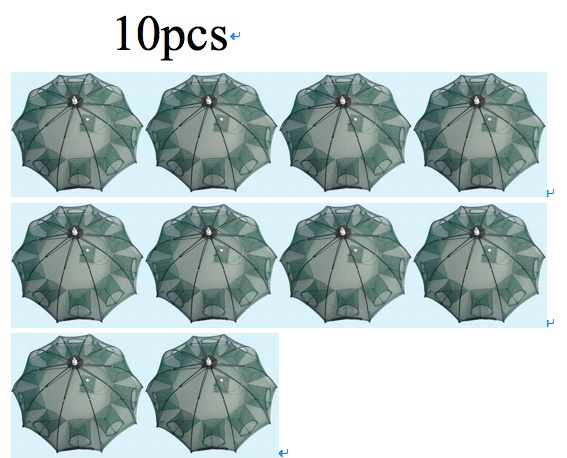 Strengthened 4-20 Holes Automatic Fishing Net Shrimp Cage Nylon Foldable Fish Trap Cast Net Cast Fold Crab Trap Fishing Network - Image 8