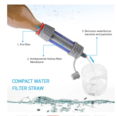 Mini Portable Outdoor Straight Drinking Water Filter - Image 7
