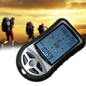 8-in-1 hand-held electronic altimeter Mountaineering portable fishing barometer compass altimeter 8-in-1 hand-held electronic altimeter Mountaineering portable fishing barometer compass altimeter