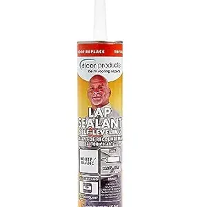 Dicor 501LSW-1 HAPS-Free Self-Leveling Lap Sealant for horizontal surfaces – 10.3 Oz, White, Secure, Ideal for RV Roofing, Maintenance, Repair, Appliance Application Dicor 501LSW-1 HAPS-Free Self-Leveling Lap Sealant for horizontal surfaces – 10.3 Oz, White, Secure, Ideal for RV Roofing, Maintenance, Repair, Appliance Application