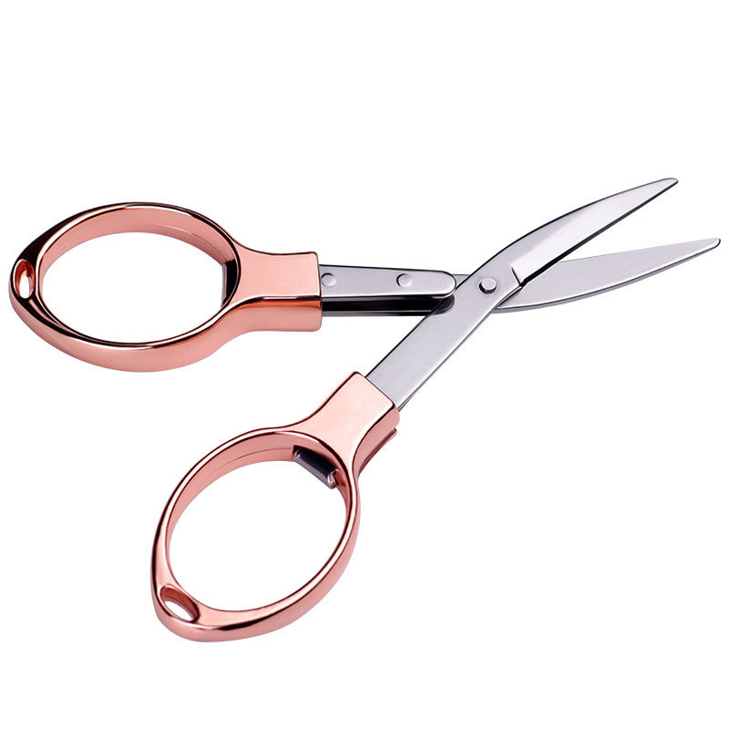 Mini Stainless Steel Folding Scissor Keychain Fishing Scissor Cutter Camping Tool Fishing Pliers Scissors Line Cutter Tool - Image 5