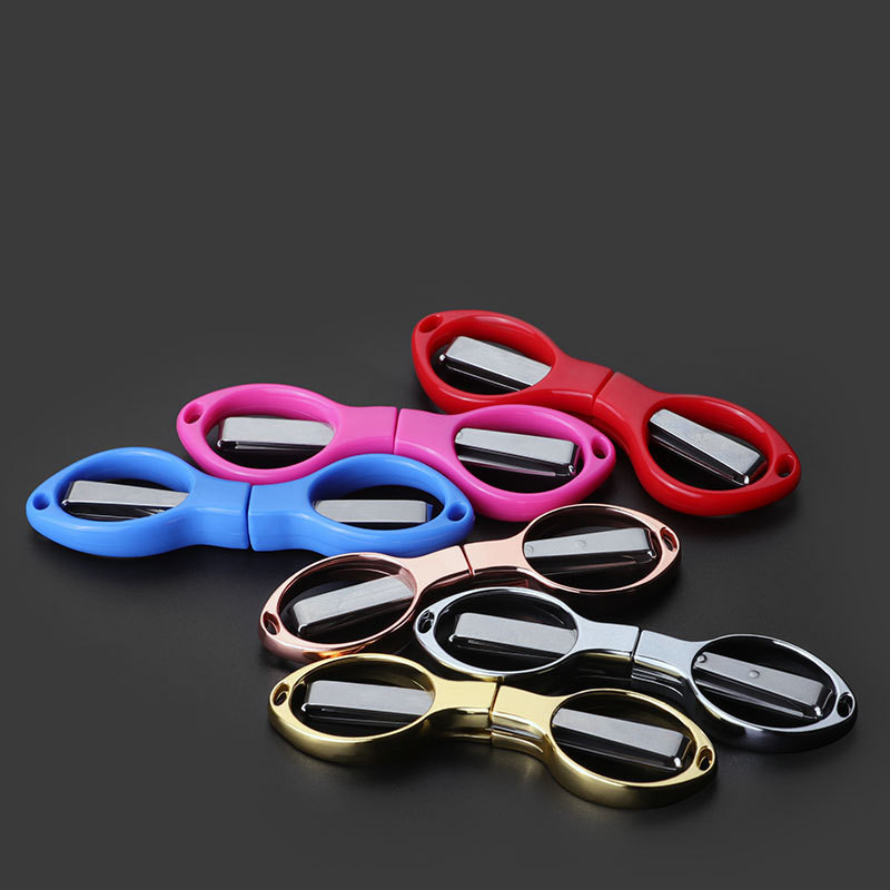 Mini Stainless Steel Folding Scissor Keychain Fishing Scissor Cutter Camping Tool Fishing Pliers Scissors Line Cutter Tool - Image 2