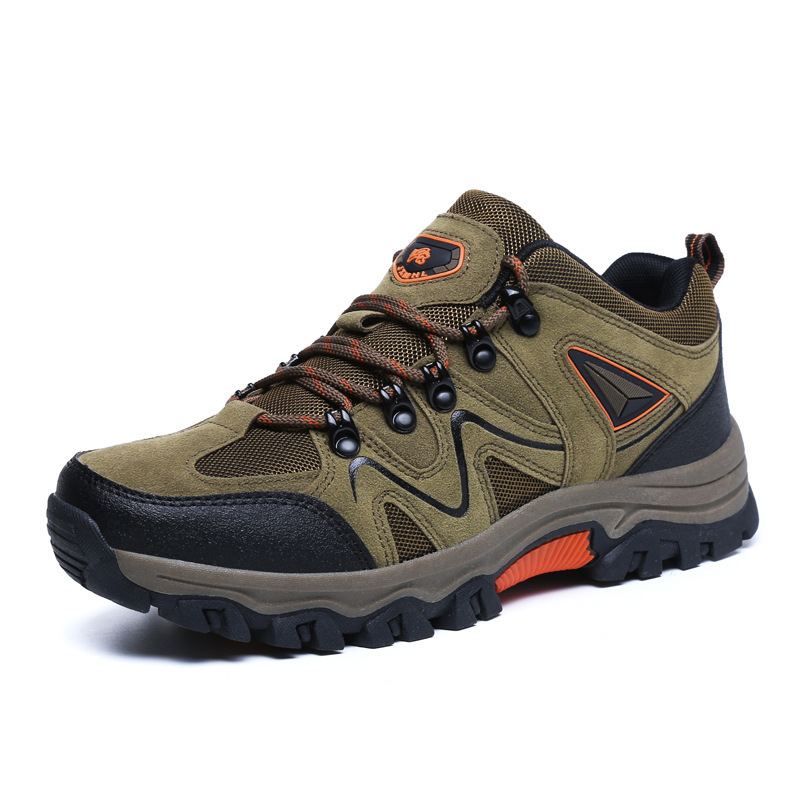 Outdoor Sports Men's Suede Low Top Hiking Shoes - Image 8