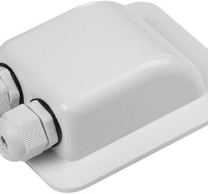 Weatherproof ABS Solar Double Cable Entry Gland for All Cable Types 2mm? to 6mm? for Solar Project on Rv, Campervan, Boat Weatherproof ABS Solar Double Cable Entry Gland for All Cable Types 2mm? to 6mm? for Solar Project on Rv, Campervan, Boat