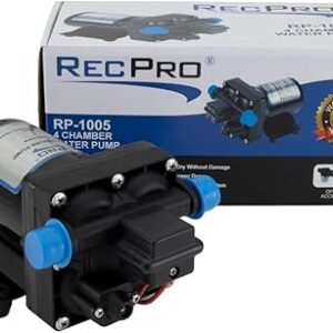 RecPro RV Water Pump Direct Replacement For Shurflo 4008-101-A65 3.0 GPM | 12V Water Pump | Self-Prime | Camper Water Pump | RV Plumbing RecPro RV Water Pump Direct Replacement For Shurflo 4008-101-A65 3.0 GPM | 12V Water Pump | Self-Prime | Camper Water Pump | RV Plumbing