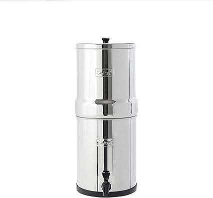 Travel Berkey Gravity-Fed Water Filter with 2 Black Berkey Elements?Enjoy Potable Water While Camping, RVing, Off-Grid, Emergencies, Every Day at Home