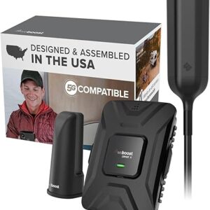 weBoost Drive X RV – Cell Phone Signal Booster kit | Boosts 5G & 4G LTE for All U.S. & Canadian Carriers – Verizon, AT&T, T-Mobile, more | Made in the U.S. | FCC Approved (model 471410)