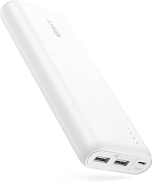 Anker Portable Charger PowerCore 20,100mAh – Ultra High Capacity Power Bank with 4.8A Output, External Battery Pack for iPhone, iPad & Samsung Galaxy & More (White) Anker Portable Charger PowerCore 20,100mAh – Ultra High Capacity Power Bank with 4.8A Output, External Battery Pack for iPhone, iPad & Samsung Galaxy & More (White)