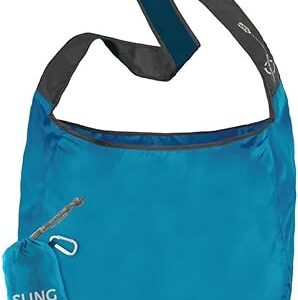 ChicoBag rePETe Crossbody Sling with Carabiner Clip | Recycled Crossbody Bag | Eco Friendly | Ocean Blue ChicoBag rePETe Crossbody Sling with Carabiner Clip | Recycled Crossbody Bag | Eco Friendly | Ocean Blue