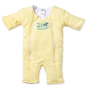 Magic Sleepsuit Baby Merlin’s Cotton Baby Swaddle Transition Product – Soft and Cozy Design, Double Zipper for Easy Diaper Changes, Promotes Safe Sleep, 3-6 Months – Yellow – Large 18-21lbs Magic Sleepsuit Baby Merlin’s Cotton Baby Swaddle Transition Product – Soft and Cozy Design, Double Zipper for Easy Diaper Changes, Promotes Safe Sleep, 3-6 Months – Yellow – Large 18-21lbs
