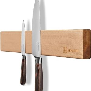 KEEMAKE Magnetic Knife Holder for Wall 11.75 inch Acacia Wood Knife Magnetic Strip, Powerful Neodymium Magnet Knife Hanger Knife Bar for Kitchen knives(16 inch optional) KEEMAKE Magnetic Knife Holder for Wall 11.75 inch Acacia Wood Knife Magnetic Strip, Powerful Neodymium Magnet Knife Hanger Knife Bar for Kitchen knives(16 inch optional)
