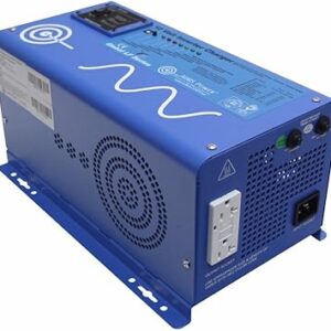 AIMS PICOGLF15W12V120VR 1500 Watt 12 VDC Input to 120VAC Output Pure Sine Inverter Charger Backup Power AIMS PICOGLF15W12V120VR 1500 Watt 12 VDC Input to 120VAC Output Pure Sine Inverter Charger Backup Power