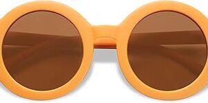 SOJOS Cute Round Polarized Sunglasses for Kids Girls Boys UV400 Protection De Sol Gafas Beach Holiday