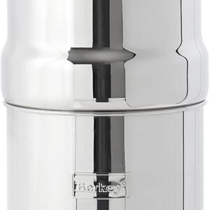 Big Berkey Gravity-Fed Stainless Steel Countertop Water Filter System 2.25 Gallon with 2 Authentic Black Berkey Elements BB9-2 Filters Big Berkey Gravity-Fed Stainless Steel Countertop Water Filter System 2.25 Gallon with 2 Authentic Black Berkey Elements BB9-2 Filters