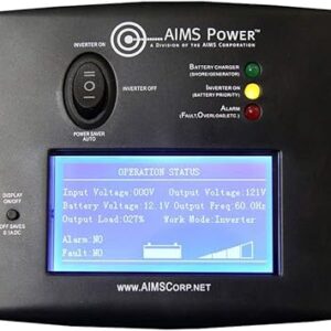 AIMS Power REMOTELF Remote Switch with LCD Monitoring Screen AIMS Power REMOTELF Remote Switch with LCD Monitoring Screen