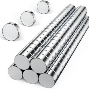 Round Refrigerator Magnets, 100PCS 6?3MM Small Strong Fridge Magnet, Office, Whiteboard Magnets, Durable Mini Magnets