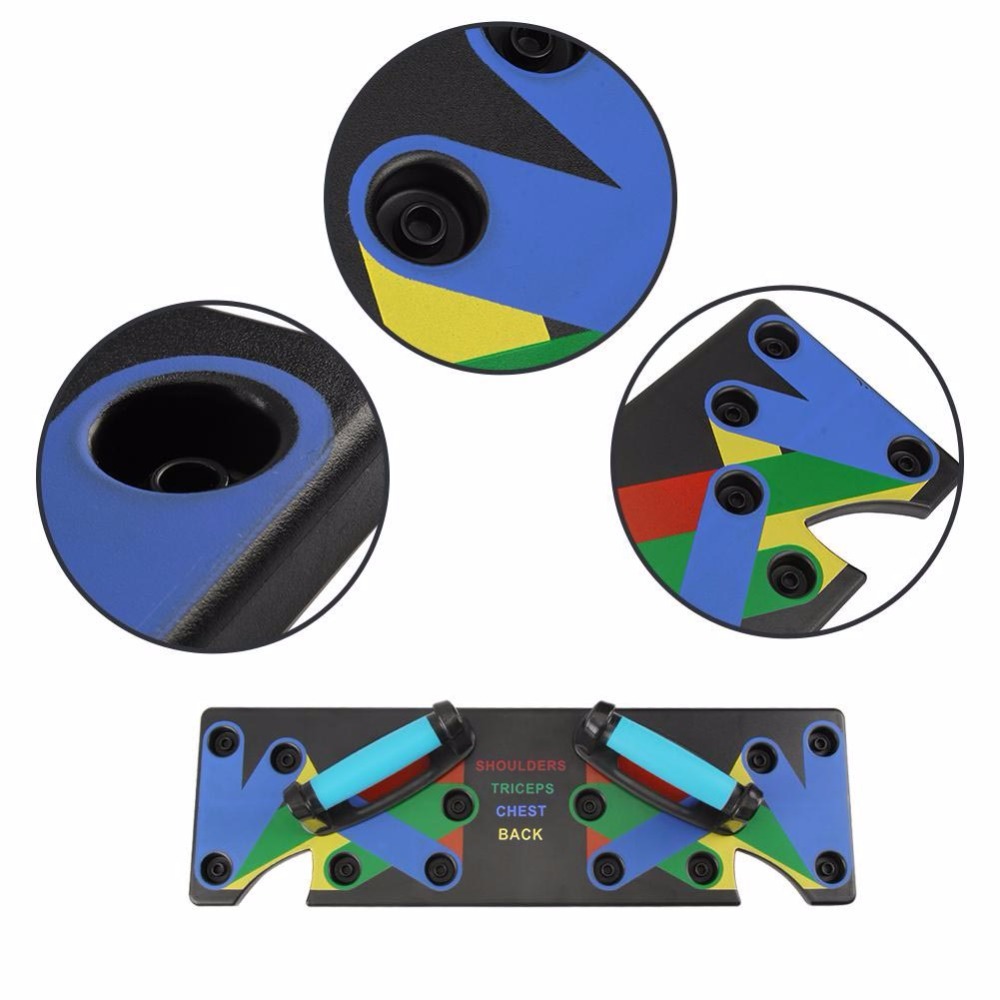 Push Up Rack Edge 9 in 1 Body Building Exercise Fitness Tools Women Men Push-Up Display Shelves and Raisers For GYM Training Body drop shipping - Image 3