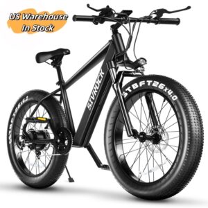 Professional Electric Bike For Adults, 26 X 4.0 Inches Fat Tire Electric Mountain Bicycle, 1000W Motor 48V 15Ah Ebike For Trail Riding, Excursion And Commute, UL And GCC Certified Professional Electric Bike For Adults, 26 X 4.0 Inches Fat Tire Electric Mountain Bicycle, 1000W Motor 48V 15Ah Ebike For Trail Riding, Excursion And Commute, UL And GCC Certified