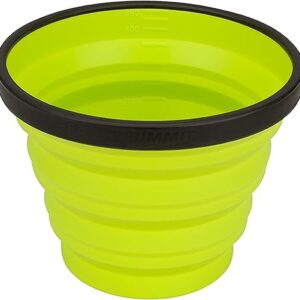 Sea to Summit X-Series Collapsible Silicone Camping Drinkware, Mug (16.2 fl oz), Lime Green