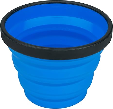 Sea to Summit X-Series Collapsible Silicone Camping Drinkware, Cup (8.3 fl oz), Royal Blue