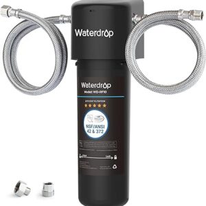 Waterdrop 10UA Under Sink Water Filter System, Reduces PFAS, PFOA/PFOS, Lead, Chlorine, Bad Taste & Odor, Under Counter Water Filter Direct Connect to Kitchen Faucet, NSF/ANSI 42 Certified, 8K Gallons Waterdrop 10UA Under Sink Water Filter System, Reduces PFAS, PFOA/PFOS, Lead, Chlorine, Bad Taste & Odor, Under Counter Water Filter Direct Connect to Kitchen Faucet, NSF/ANSI 42 Certified, 8K Gallons