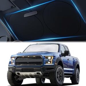 Magnelex Car Windshield Sunshade | Innovative No-Light-Pass Technology for Maximum Protection | Foldable Sun Shade Keeps Your Vehicle Cool | Fit for Cars, Trucks, and SUVs | X-Large (65.7 x 36.4 in) Magnelex Car Windshield Sunshade | Innovative No-Light-Pass Technology for Maximum Protection | Foldable Sun Shade Keeps Your Vehicle Cool | Fit for Cars, Trucks, and SUVs | X-Large (65.7 x 36.4 in)