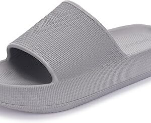 BRONAX Pillow Slippers for Women and Men | House Slides Shower Sandals | Cushioned Thick Sole BRONAX Pillow Slippers for Women and Men | House Slides Shower Sandals | Cushioned Thick Sole