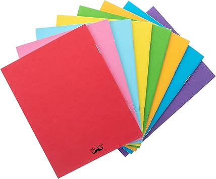 Mr. Pen- Colorful Blank Books, 4.2 x 5.5 Inches, 32 Pages, 8 Pack, Blank Notebooks for Kids, Mini Notebooks for Kids, Mini Journal for Students, Blank Journal for Kids, Unlined Notebook, Kids Journal