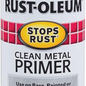 Rust-Oleum 7780830 Stops Rust Clean Metal Primer Spray, 12 oz, Flat White Rust-Oleum 7780830 Stops Rust Clean Metal Primer Spray, 12 oz, Flat White