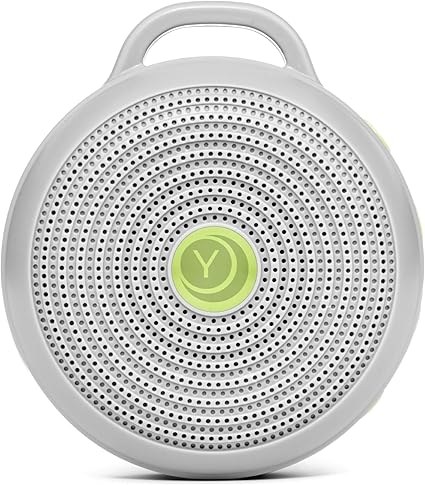 Yogasleep Hushh Portable White Noise Sound Machine for Baby, 3 Soothing Natural Sounds with Volume Control, Compact Size, Noise Canceling for Sleep Aid, Office Privacy, & Meditation, Registry Gift