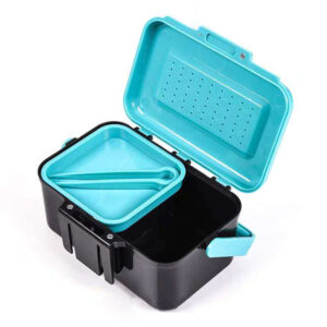 Dual-purpose bait box with handle Dual-purpose bait box with handle
