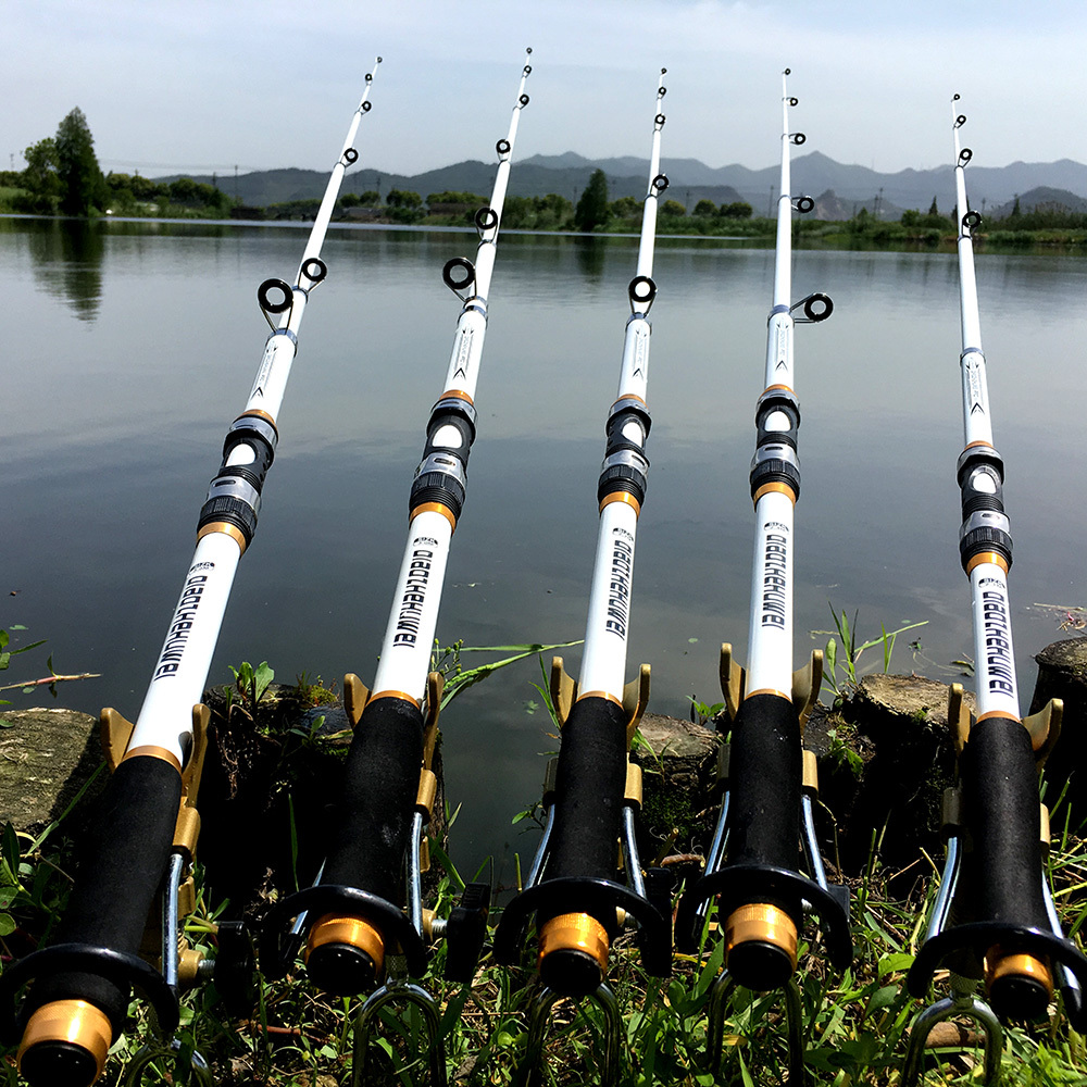 2.1M -3.6M Carp Fishing Rod Feeder Hard FRP Carbon Fiber Telescopic Fishing Rod Fishing Pole - Image 2