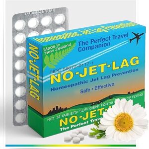 Miers Laboratories No Jet Lag Homeopathic Jet Lag Remedy (1 Pack, 32 Chewable Tablets), Travel Must Have, Flight Essential for Jet Lag Relief, Plant-Based. Miers Laboratories No Jet Lag Homeopathic Jet Lag Remedy (1 Pack, 32 Chewable Tablets), Travel Must Have, Flight Essential for Jet Lag Relief, Plant-Based.