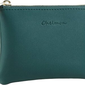 Chelmon Vegan Leather Coin Purse Pouch Change Purse With Zipper For Men Women Chelmon Vegan Leather Coin Purse Pouch Change Purse With Zipper For Men Women