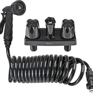 Dura Faucet DF-SA186-BK RV Exterior Quick Connect Detachable Spray Faucet 7-Option Nozzle (Black) Dura Faucet DF-SA186-BK RV Exterior Quick Connect Detachable Spray Faucet 7-Option Nozzle (Black)