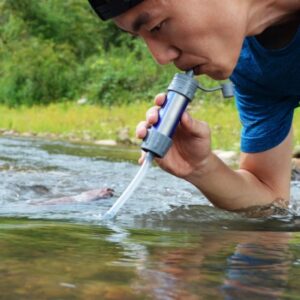Mini Portable Outdoor Straight Drinking Water Filter