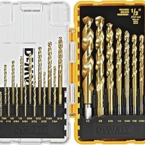 DEWALT Titanium Nitride Drill Bit Set, 21-Piece (DW1342)