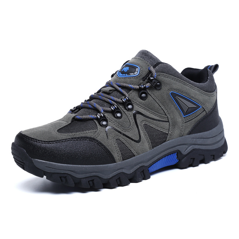 Outdoor Sports Men's Suede Low Top Hiking Shoes - Image 6