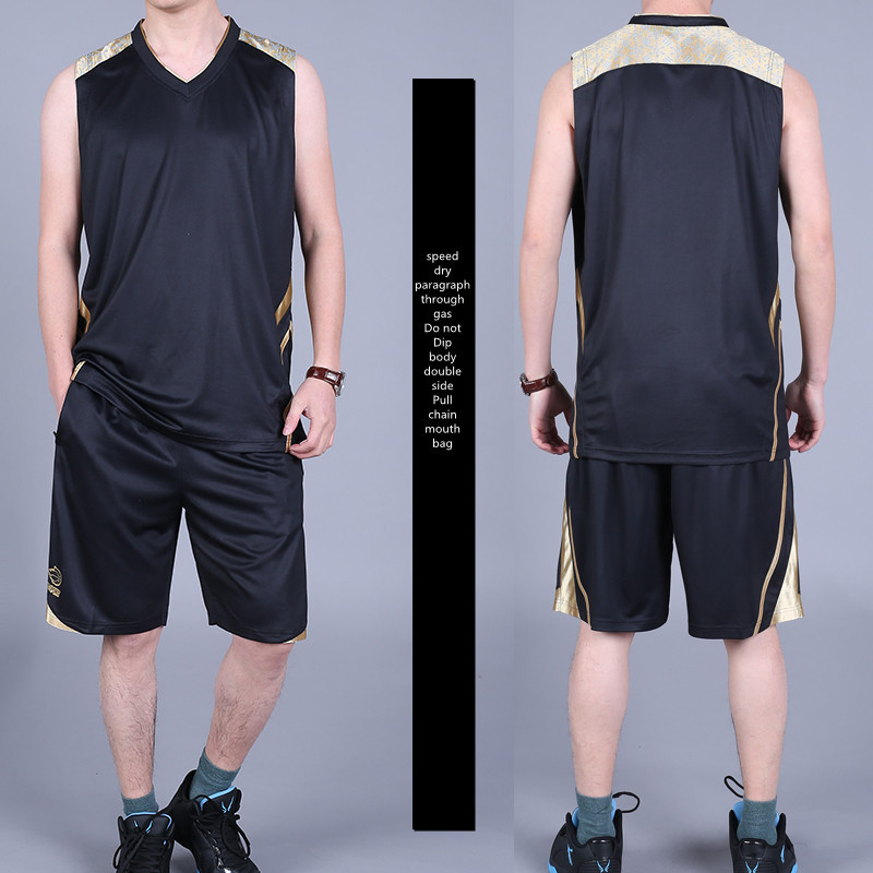 Basketball Sports Suit Men's Summer Casual Wear Sleeveless Thin Vest Running Suit Shorts Sportswear - Image 9