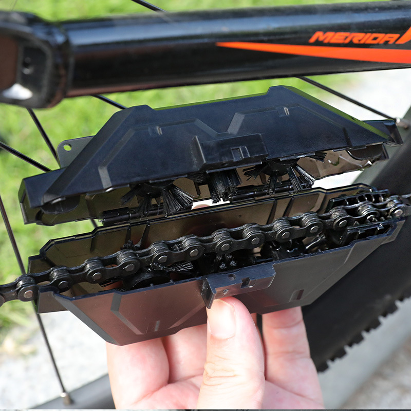 Portable Bicycle Motorcycle Chain Cleaner Bike Brushes Scrubber Wash Tool Mountain Cycling Cleaning Accessories - Image 6